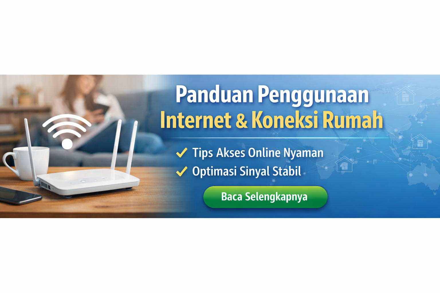 Panduan penggunaan internet dan koneksi rumahan stabil